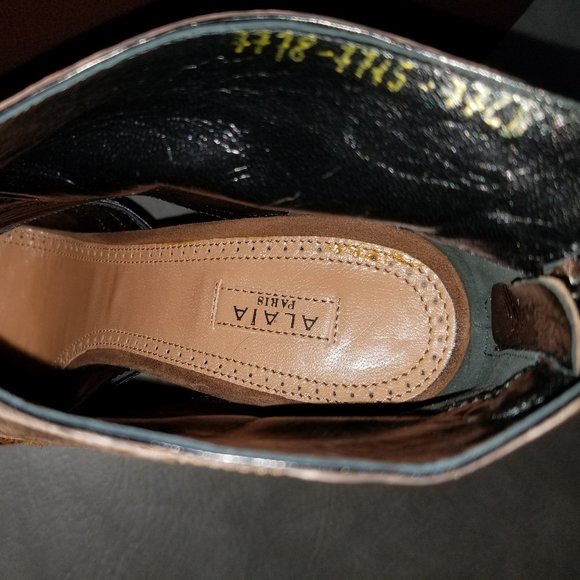 RARE New In Box Alaia 6.5 inch Platform heel ankle boots - Picture 9 of 16